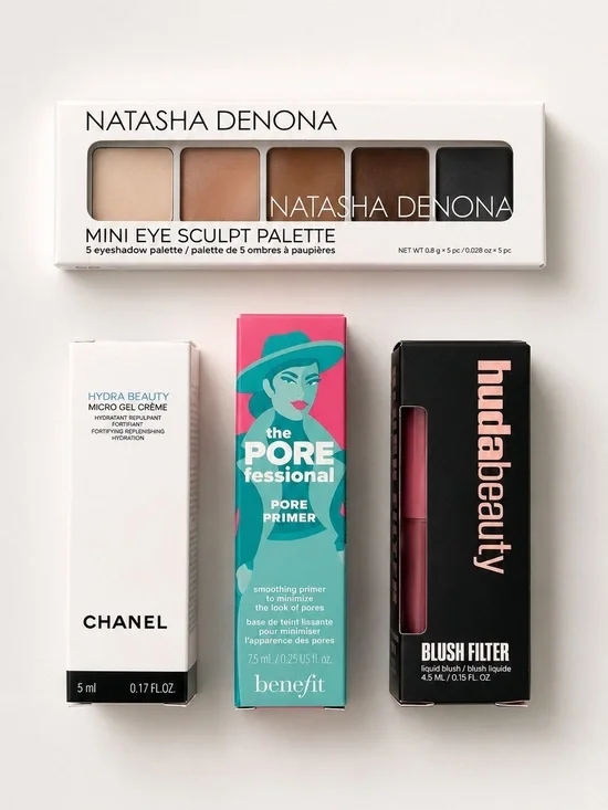 Sephora & Chanel Mini Travel Make Up Essentials 4 Pack ($90 retail value)