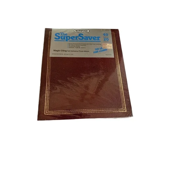 Norwood Super Saver Magic Cling Self Adhesive Photo Album  40 Pages Refillable V