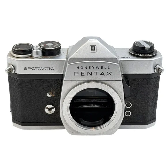 Honeywell Pentax Spotmatic 35mm SLR Film Camera Body Silver Black 1291563