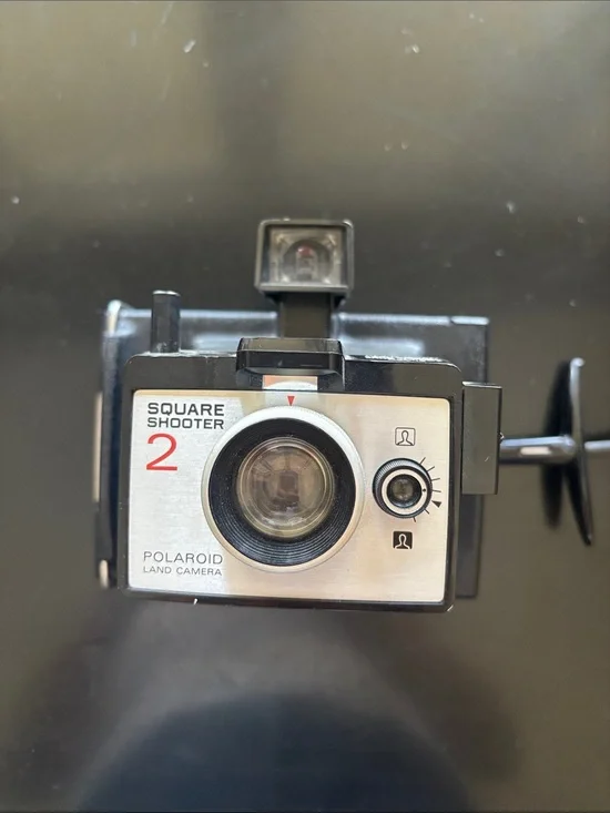 Polaroid Square Shooter 2 Black and Silver Instant Camera