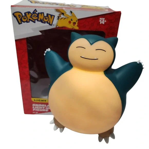 Pokemon Snorlax‎ Light Up Figure 10 Inch USB or Battery Powered