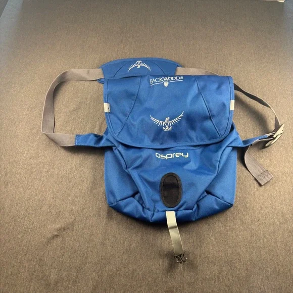 Osprey Backwoods Messenger Bag Blue Canvas Shoulder Crossbody Laptop Bag