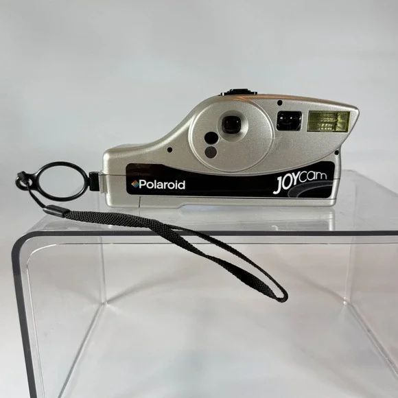 VTG Polaroid JoyCam Instant Film Camera PW-60901L-2 000Silver 90s Retro Y2K