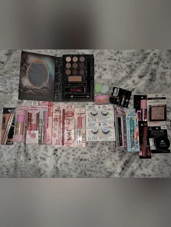 Ioni Revlon Prolux Wet N Wild Maybelline Huge Viral Makeup Bundle NEW