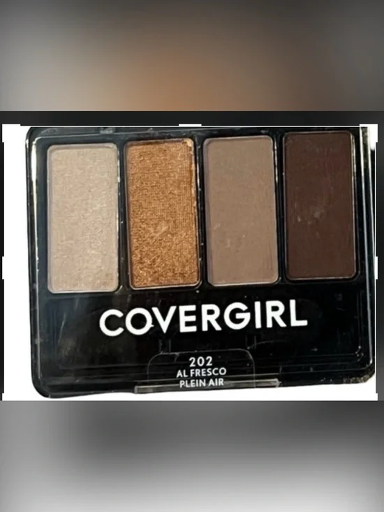 CoverGirl Eyeshadow Palette 202 Al Fresco - Warm Neutral Brown & Gold Shades FPD