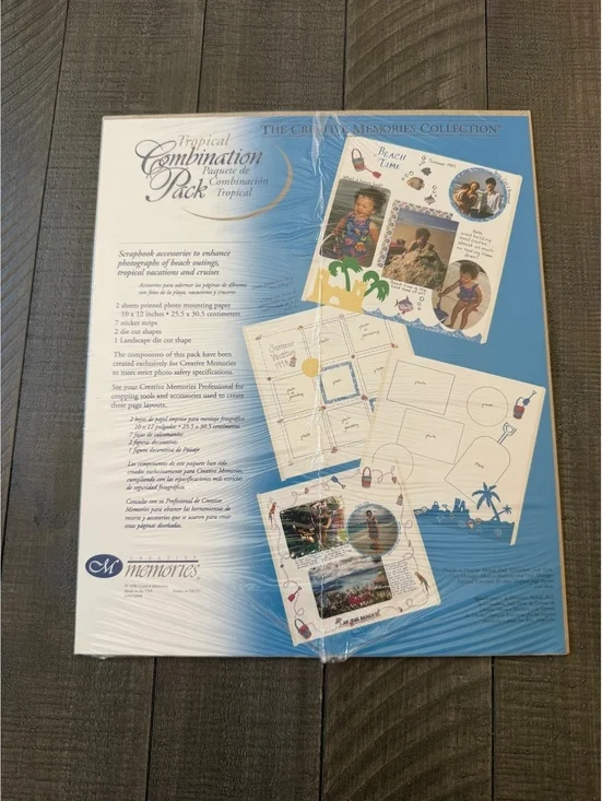 Creative Memories Tropical Combination Pack Scrapbooking Accessories from 1998