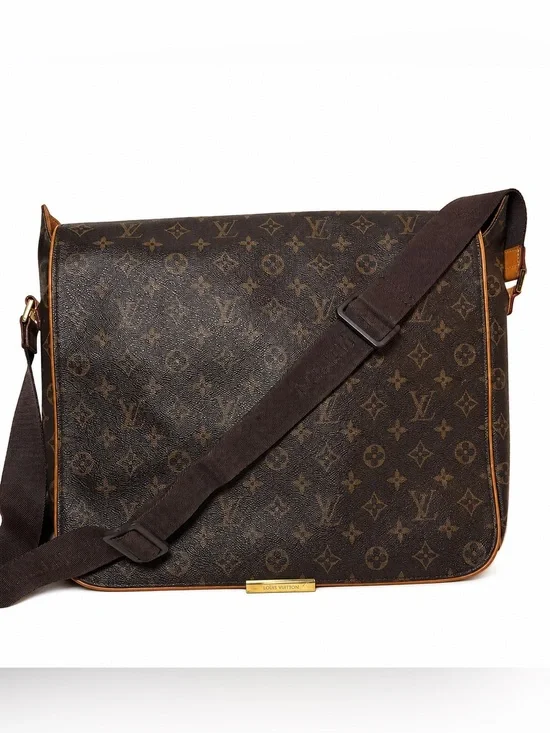 Louis Vuitton Monogram Canvas Messenger in Brown with Tan Trim