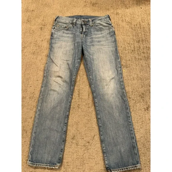 True Religion Men's Geno Slim Fit Straight Jeans Size 34/32 (X1)