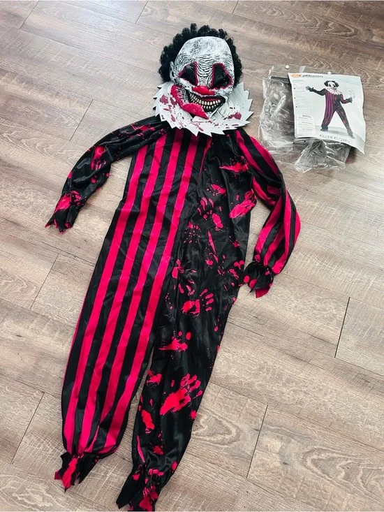 California Costumes red and Black Killer Klown Costume