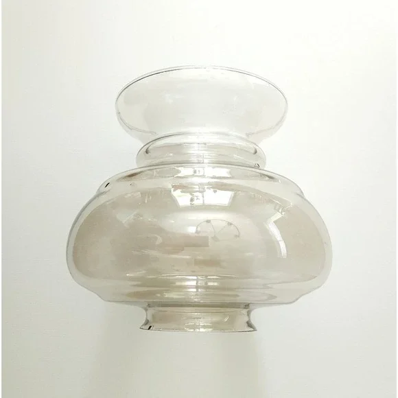 Vintage Smoked‎ Glass Lamp Shade 3