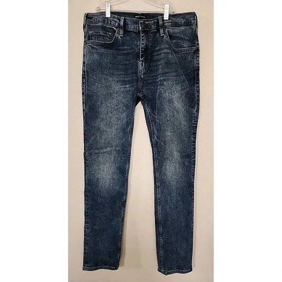Men's‎ True Religion Rocco Jeans 32X34 Relaxed Skinny Stretch Distressed Denim