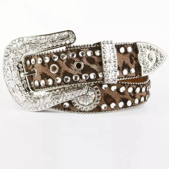 Blazin Roxx Women's Mossy Oak Embellished Belt Size Small