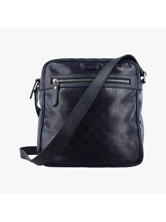 Gucci GG Supreme Messenger Navy Canvas
