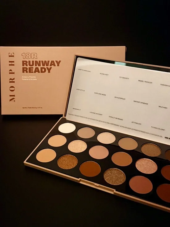 ✨ NIB Morphe 18R Runway Ready Artistry Palette | 18 Neutral Matte & Shimmer Shad