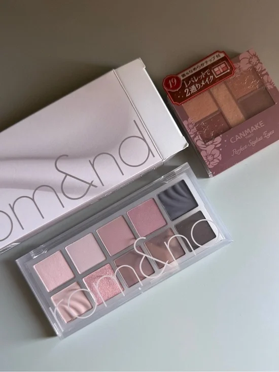 Rom&nd + Canmake Eyeshadow