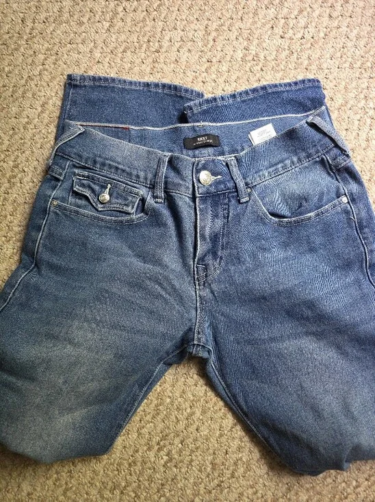 True Religion Men's Blue Denim Jeans - Relaxed Straight