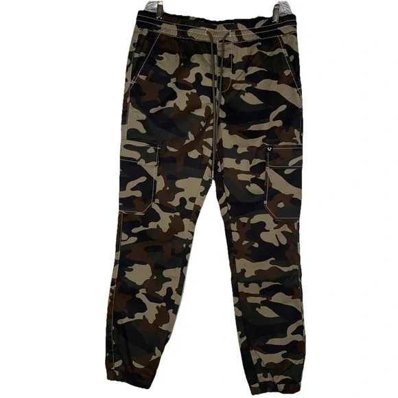 True Religion Camo Cargo Pants Men's Medium‎ 139$ Retail NWT