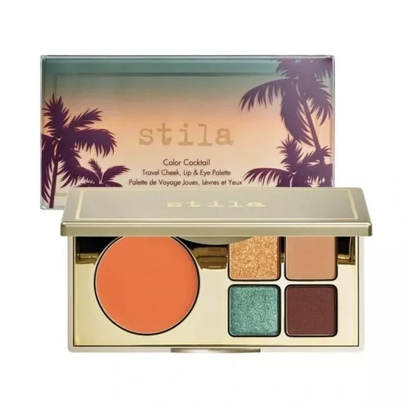 Stila Color Cocktail Travel Cheek, Lip & Eye Palette (TEQUILA SUNRISE) NEW