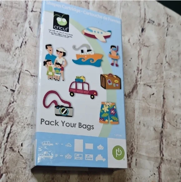 Cricut SHAPES Cartridhe Pack Your Bags