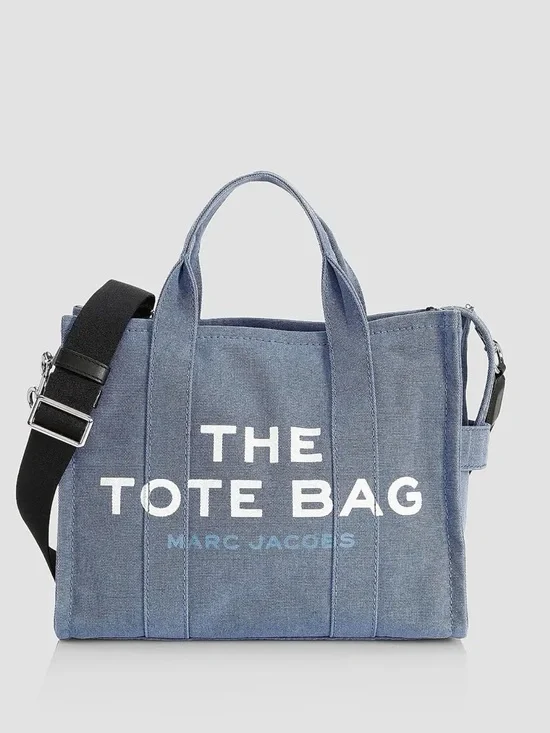 Marc Jacobs Blue Canvas 'The Tote Bag' Messenger
