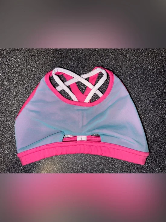 Tiger Friday Dance Bra Teal/Pink Size Child X-Large