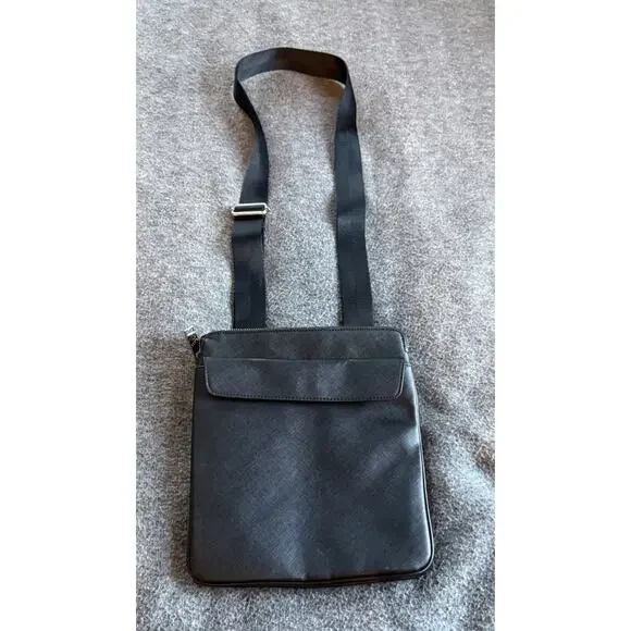 Zara Black Men's Messenger Crossbody Bag