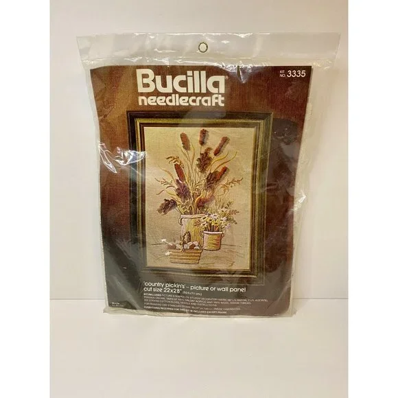 Bucilla country pickin's 3335‎ Cross Stitch  Kit New in Package 22
