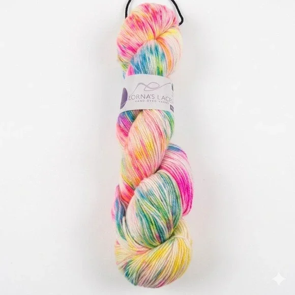 Lorna's Laces‎ Handyed Yarns 55% Merino 15% Nylon 30% Viscose 100g Color Zoe