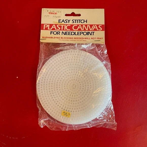 Vintage Easy Stitch Plastic Canvas For Needlepoint‎ 12 pieces 4