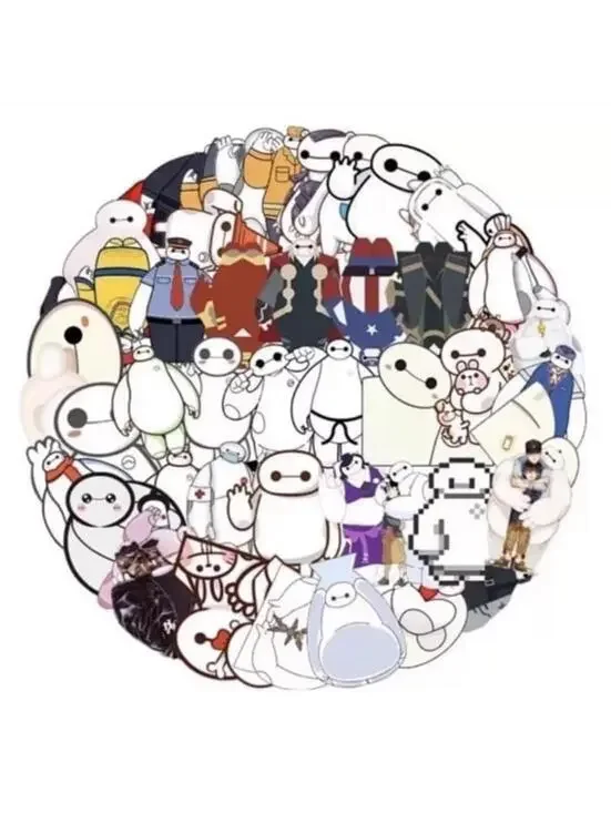 Baymax Big Hero 6 Stickers, 50 pc, Disney Decals