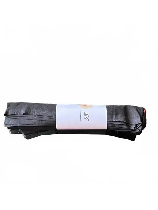 1.5 Yards - Solid Black Silky Fabric