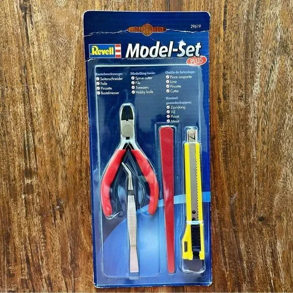 Revell Model-Set Plus with 4 Basic Tools Model Making Crafts