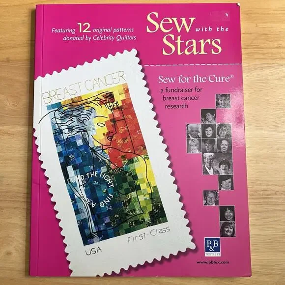Sew with the Stars Sew for the Cure Fundraiser for Breast Cancer Research Quilt