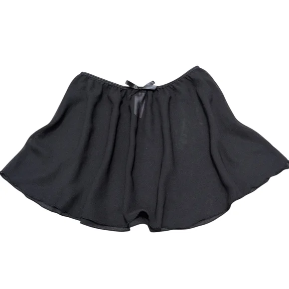 More Than Magic Black Dance Skirt Sheer Ballet Tap‎ Jazz Girls Size 14/16