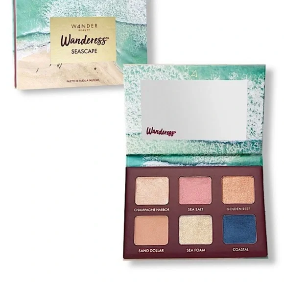 New Wander Beauty‎ Wanderess Seascape Eyeshadow Palette, Full Sized, New in Box