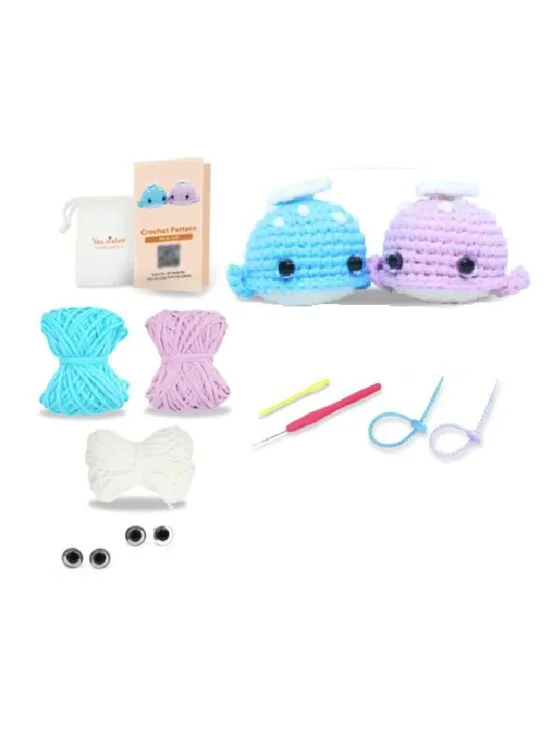 yes.sister! Whale Doll Amigurumi Crochet Knit Kit DIY 2.2