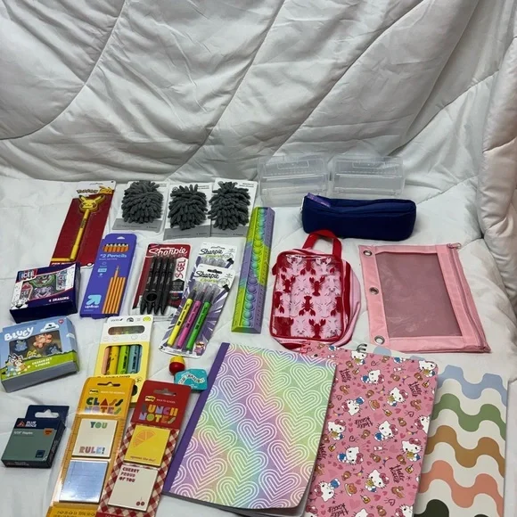 New School supplies/ Office Bundle- pens, notebooks and so much more