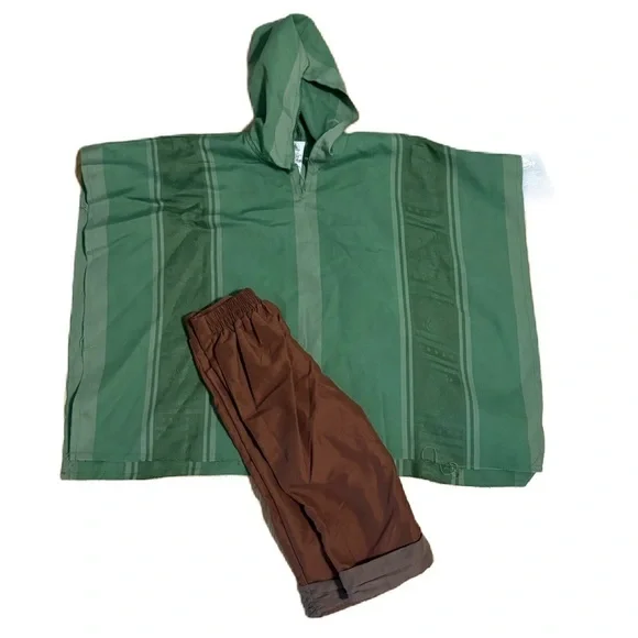 Disney Store NWT 2pc Bruno Costume Encanto Boys Size 4 Halloween Green Pants