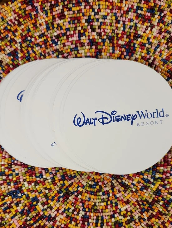 Disney Parks Lot Stickers Maps Coasters Tattoos Scrapbook Bundle WDW