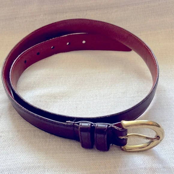 COACH British Tan Belt Small 8400 Vintage, size Medium, Handcrafted‎ USA Classic