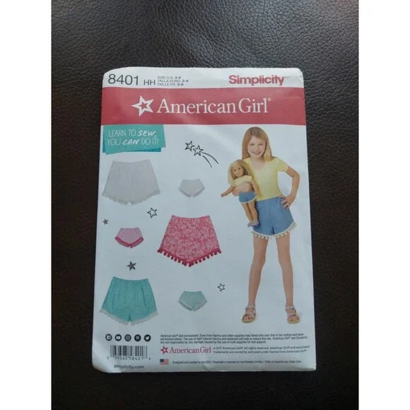 Simplicity American Girl Pattern 8401 18