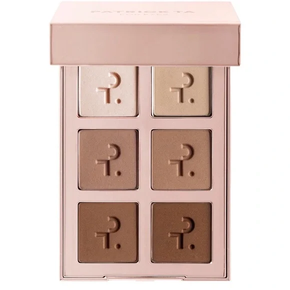 Patrick Ta BUNDLE Major Dimensions Eyeshadow Palette in Light & Eyeshadow Brush