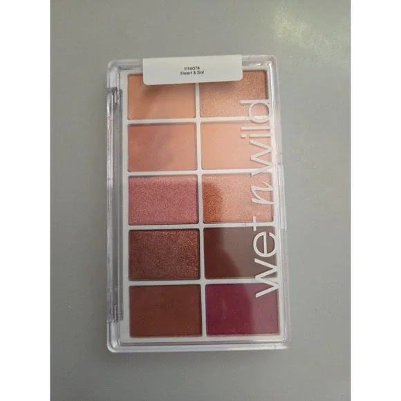 Wet n‎ Wild Color Icon 10-Pan Eyeshadow Palette, Heart & Sol, 0.42 oz