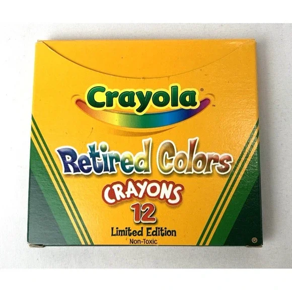 Crayola Retired Colors Crayons 12 Limited Edition USED