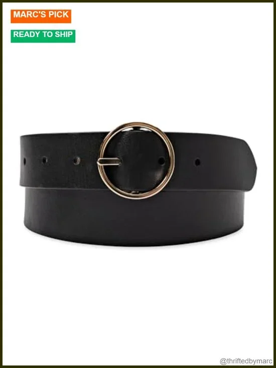 Reversible Leather Fashion Dress Belt for Jeans, Trousers, Dresses