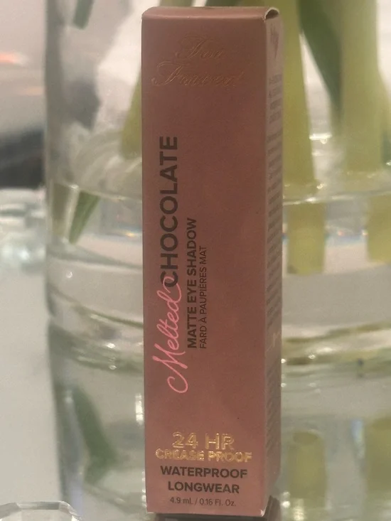 NEW Too Faced Melted Chocolate Matte Liquid Eye Shadow - Chocolate Malt NIB 🔥