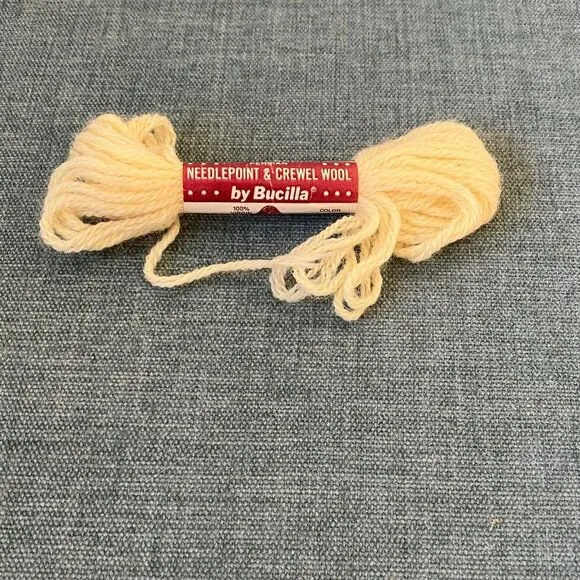 Yellow Needlepoint Thread Yarn