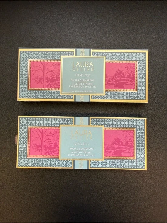 Laura Geller Blend Away Gold and Glamorous 8 Multi-Finish Eyeshadow Palette, NIB