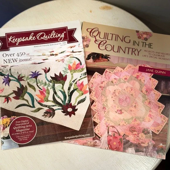 Keepsake Quilting Magazine Fall 2017 & Quilting in the Country Book‎ Lot