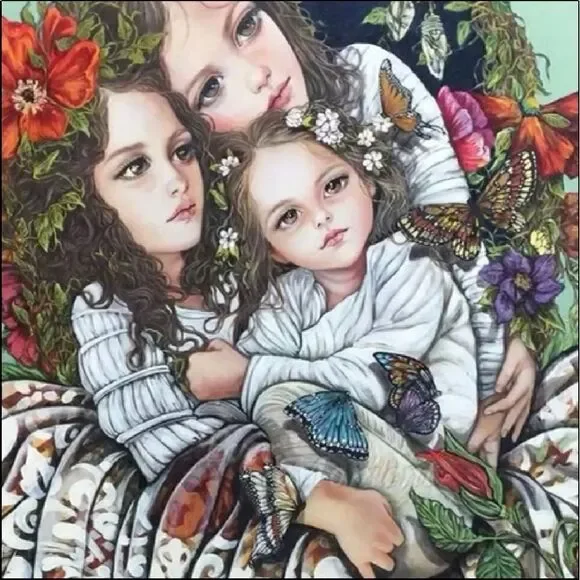 THREE GIRLS Diamond Painting